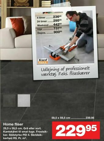 Bauhaus Home fliser tilbud