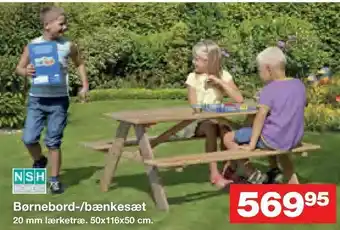 Børnebord-/bænkesæt
