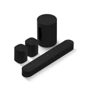 Hi-Fi Klubben Sonos Beam (Gen 2) + Sub (Gen 3) + One SL Trådløs surround tilbud