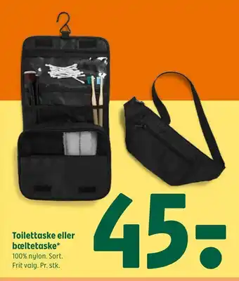Toilettaske eller bæltetaske