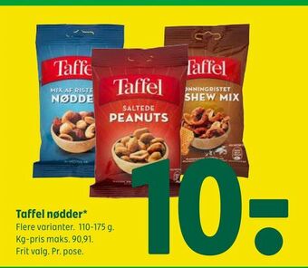 Taffel nødder