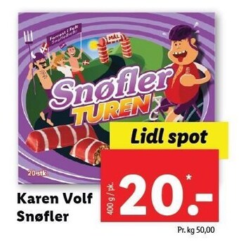 Lidl Karen volf snøfler tilbud