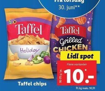 Lidl Taffel chips tilbud