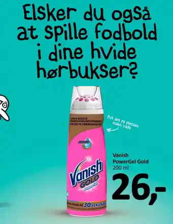 Normal Vanish Powergel Gold tilbud