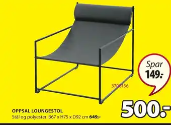 JYSK Oppsal Loungestol tilbud