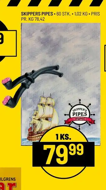 Priss Skippers pipes tilbud
