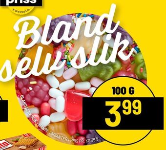 Bland selv slik