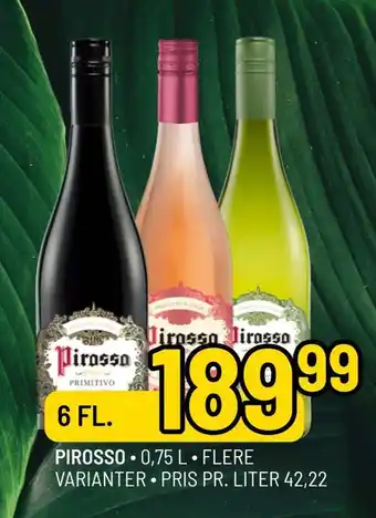 Priss Pirosso tilbud