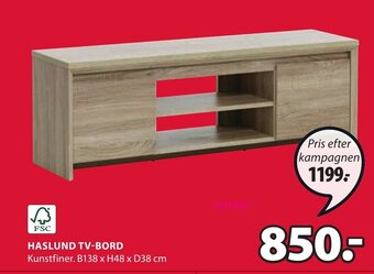 JYSK haslund TV- Bord tilbud
