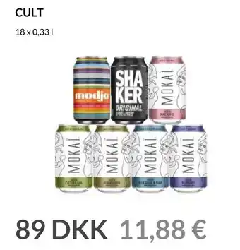 Nielsen's Discount Cult 18 x 0,33 L tilbud