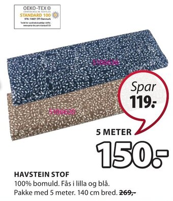 Havstein stof