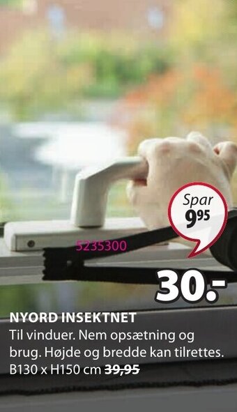 JYSK Nyord insektnet tilbud