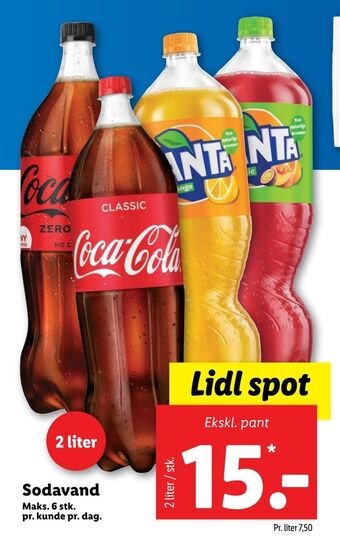 Lidl Sodavand tilbud