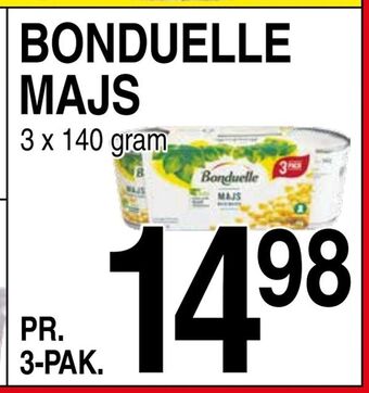 Bonduelle majs