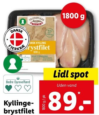 Lidl Kyllinge Brystfilet tilbud