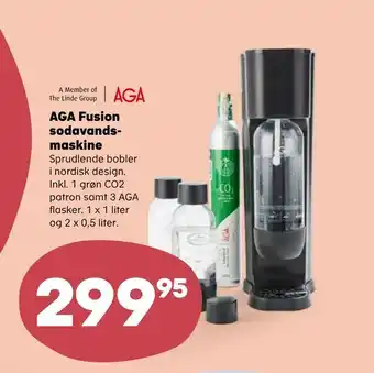 Kvickly AGA Fusion sodavands maskine tilbud
