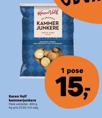 Kvickly Karen Volf kammerjunkere tilbud
