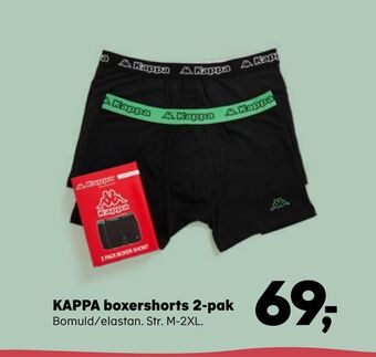 Kvickly KAPPA boxershorts 2-pak tilbud