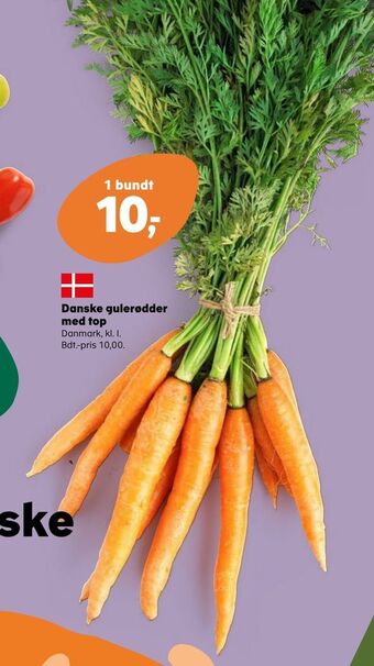 Kvickly Danske gulerødder med top tilbud