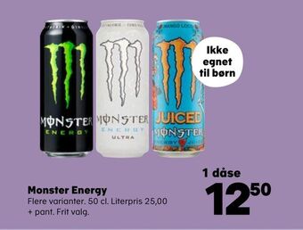 Kvickly Monster Energy tilbud
