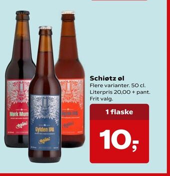 Kvickly Schiøtz øl tilbud