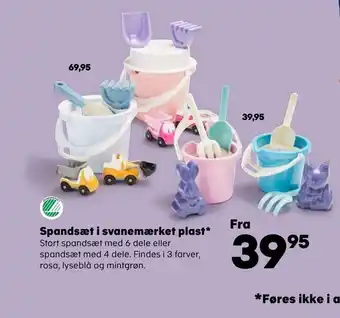 Spandsæt i svanemærket plast