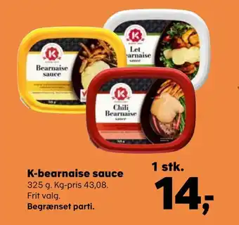 Kvickly K-bearnaise sauce tilbud
