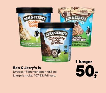 Kvickly Ben & Jerry's is tilbud