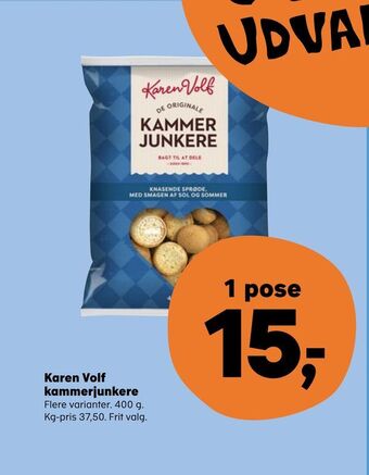 SuperBrugsen Karen Volf kammerjunkere tilbud