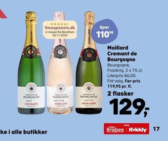 SuperBrugsen Moillard Cremant de Bourgogne tilbud