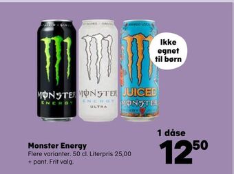 SuperBrugsen Monster Energy tilbud