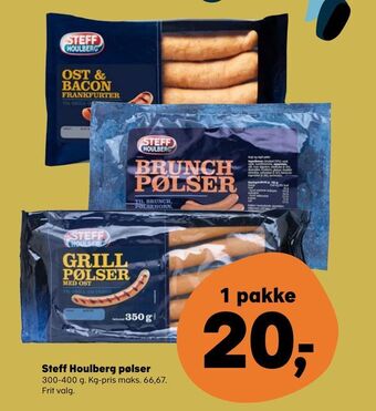SuperBrugsen Steff Houlberg pølser tilbud