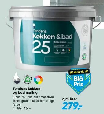 Bilka Tendens køkken og bad maling tilbud