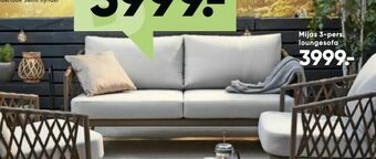 Bilka Mijas 3-pers. loungesofa tilbud
