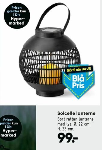 Bilka Solcelle lanterne tilbud