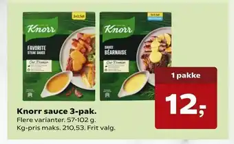 Dagli'Brugsen Knorr sauce 3-pak tilbud