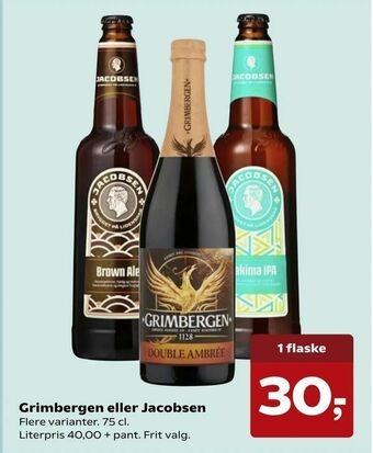 Dagli'Brugsen Grimbergen eller Jacobsen tilbud