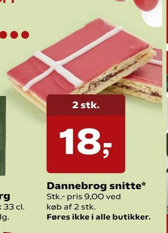 Dannebrog snitte