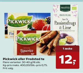 Pickwick eller Fredsted te