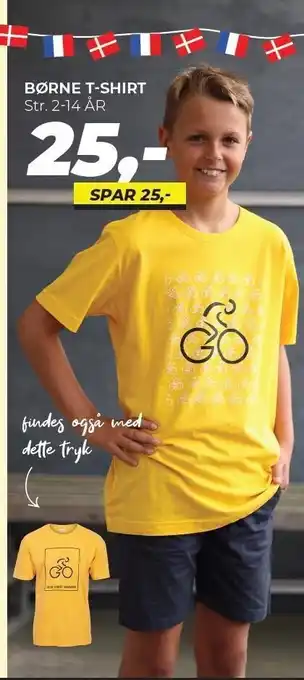 Dansk Outlet Børne t-shirt tilbud