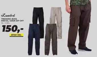 Trekking buks med el. uden zip-off
