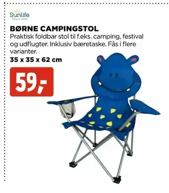 jem & fix Børne campingstol tilbud