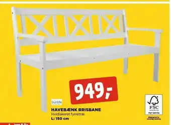jem & fix HAVEBÆNK BRISBANE tilbud