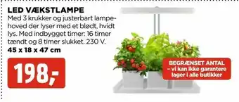 jem & fix Led vækstlampe tilbud