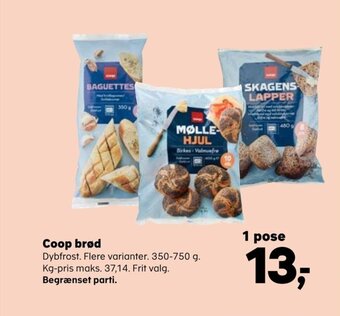 Kvickly Coop brød tilbud