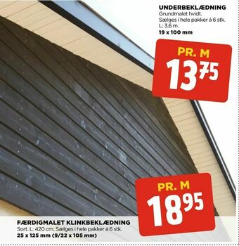 jem & fix Færdigmalet klinkbeklædning tilbud