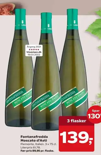 Dagli'Brugsen Fontanafredda monscato d'asti tilbud