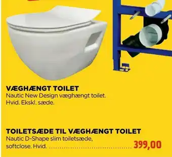 jem & fix Væghængt toilet tilbud