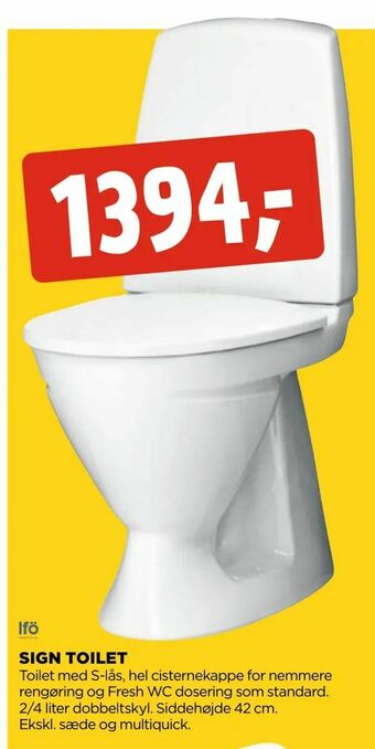jem & fix Sign toilet tilbud
