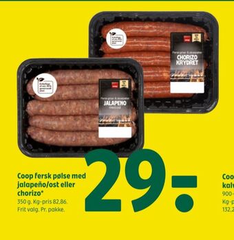 Coop 365 Coop pølser tilbud